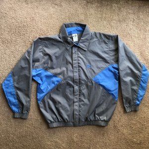 Puma Men's Full Zip Long Sleeve Windbreaker Jacket, Size Medium, Nylon, Light